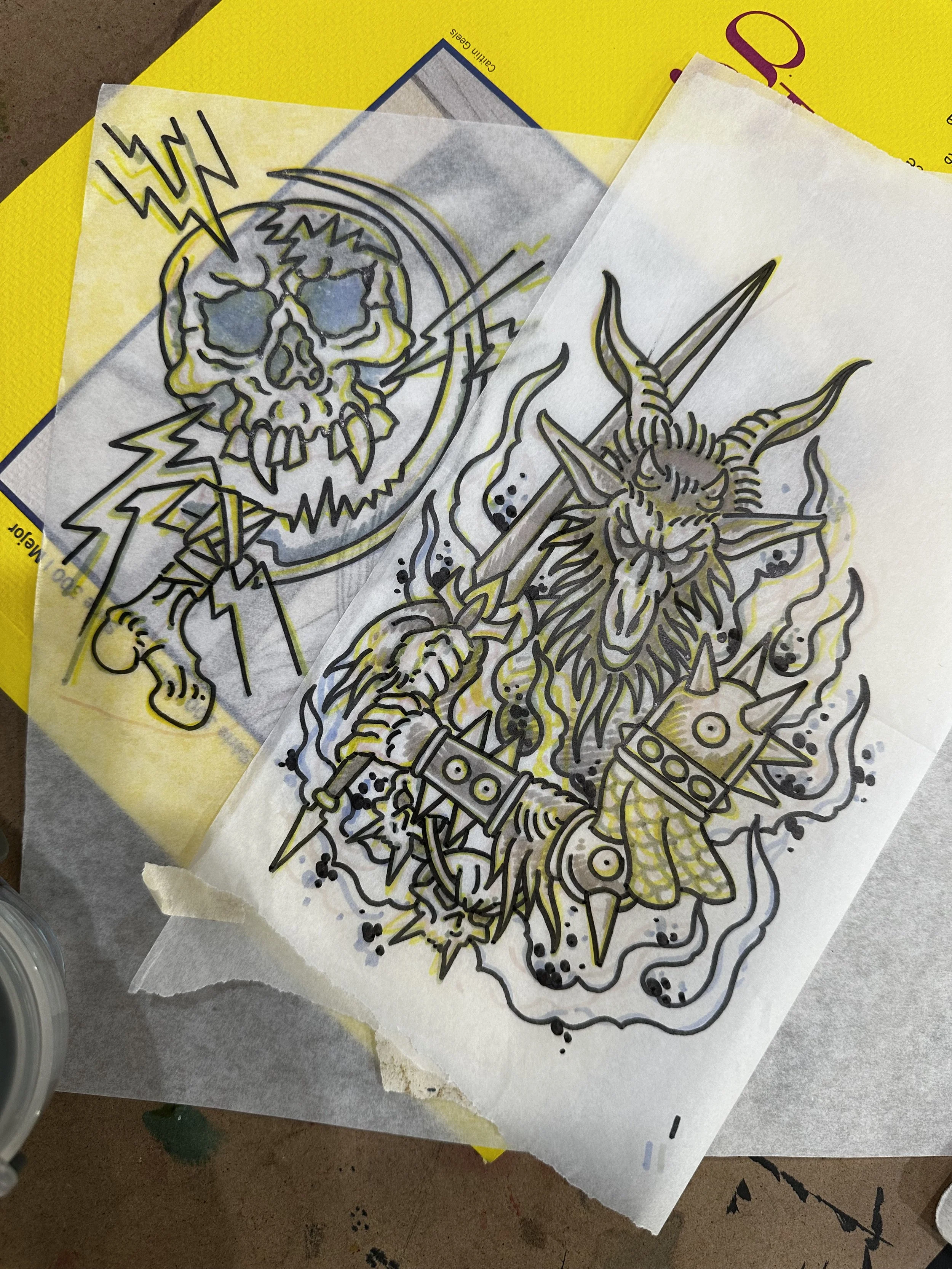 Tattoo flash in San Diego 