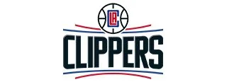 Los Angeles Clippers logo with basketball and team name