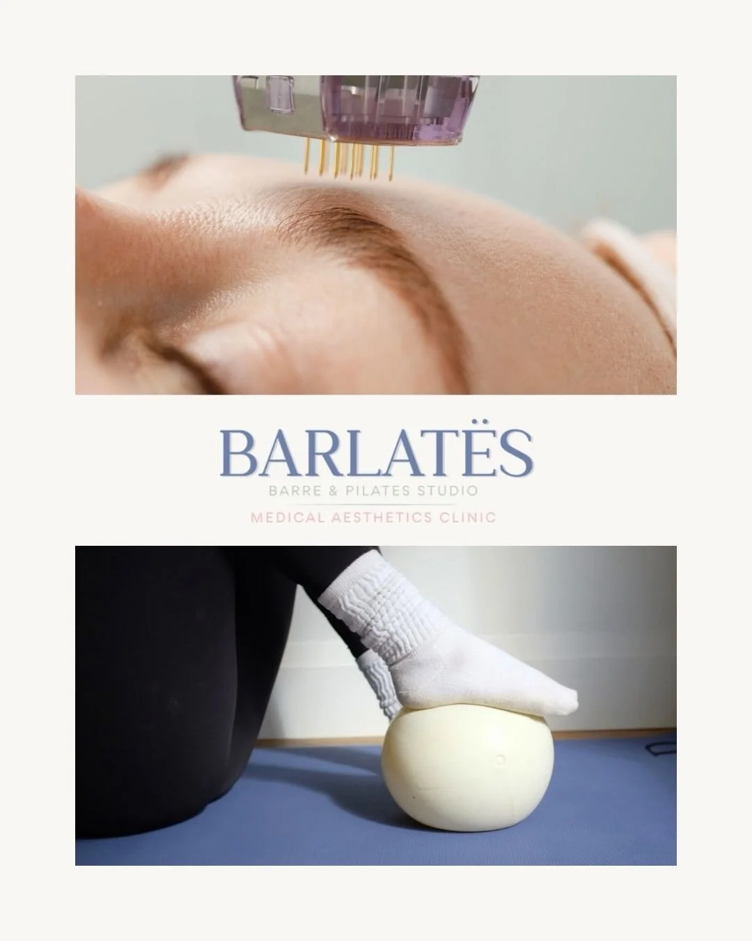 Fond you balance at Barlat&euml;s, with our Barre &amp; Pilates Studio, and our Medical Aesthetics Clinic ✨ 

Book now for Pilates, Lashes, Barre, and Medical Aesthetics.