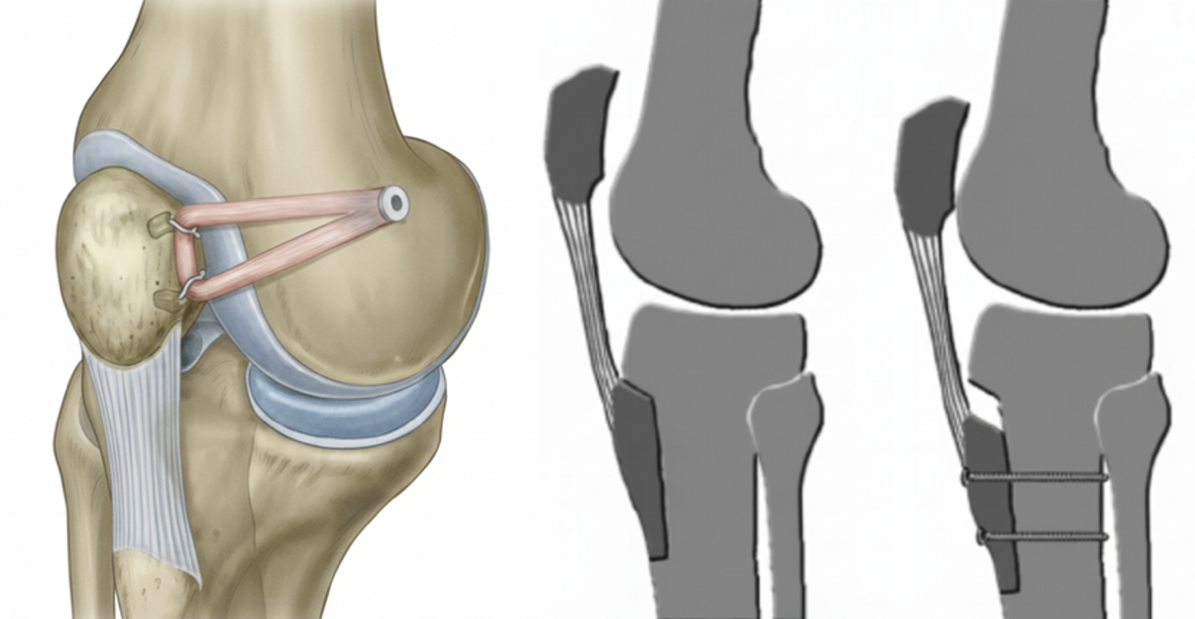 What procedures are performed when stabilising a Patella?