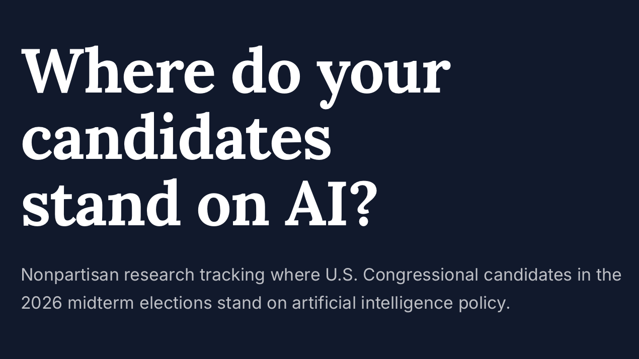 AI on the Ballot