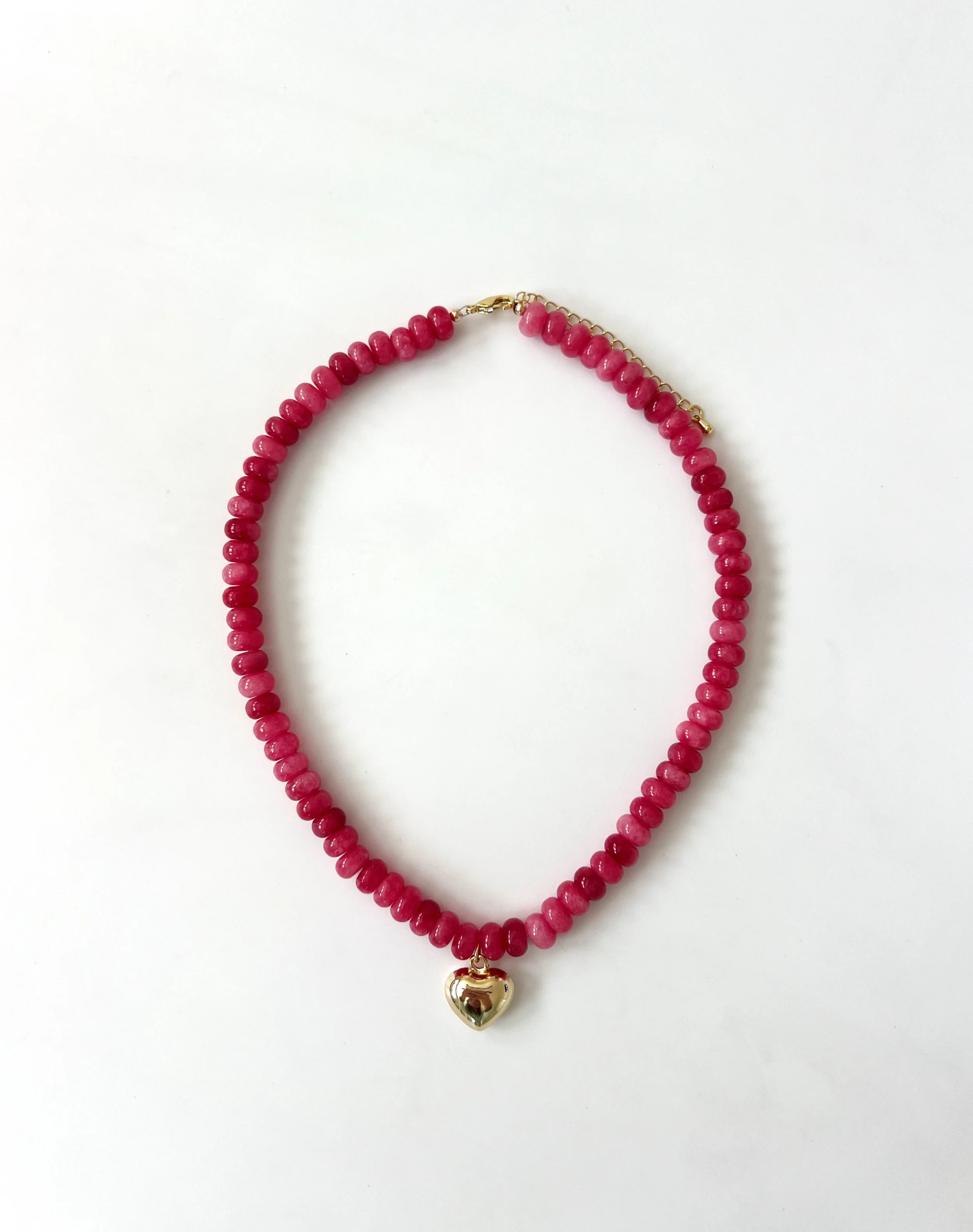 Strawberry Gemstone Necklace