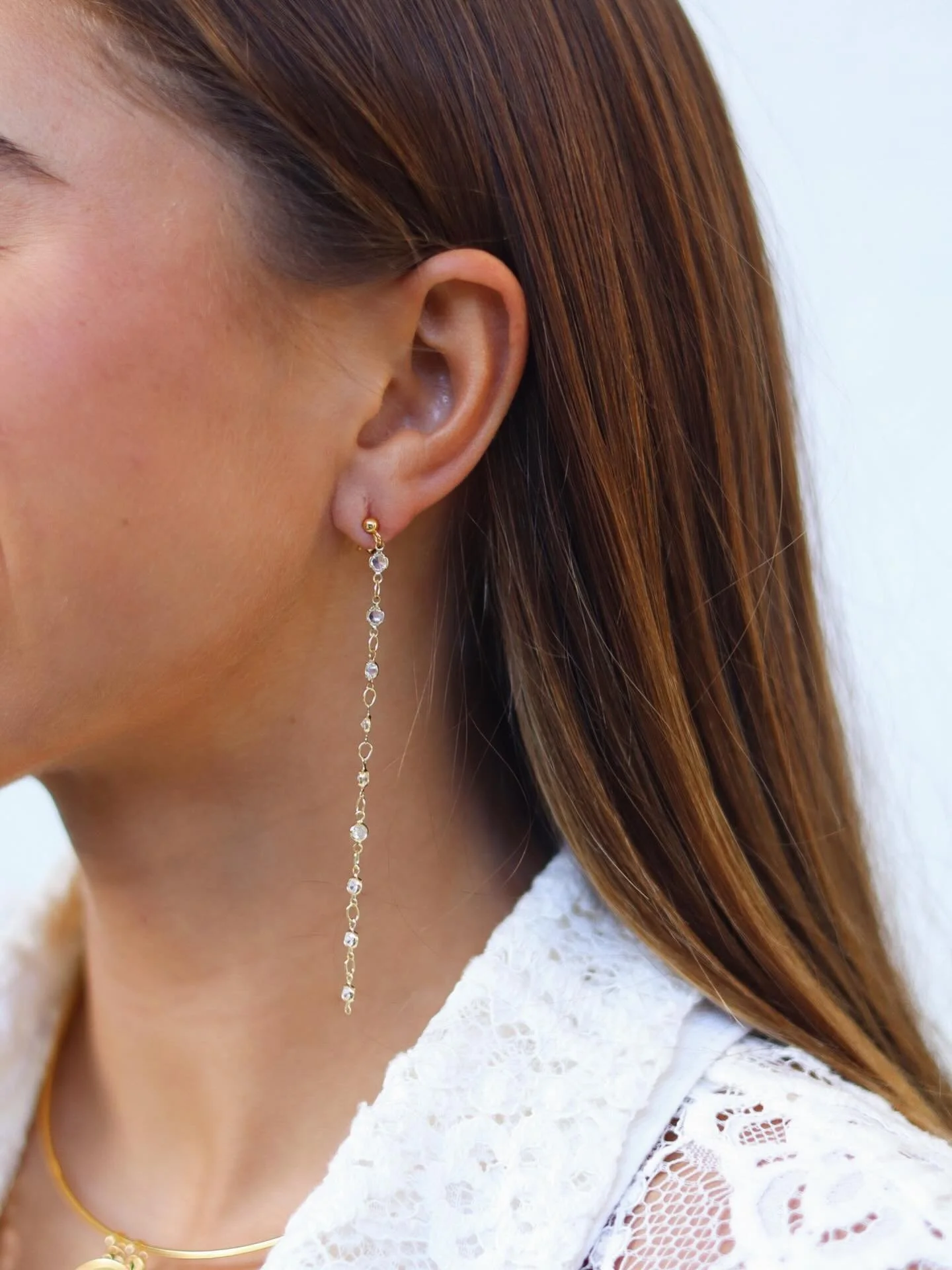 ✨✨✨16k gold filled bezel chain dusters ✨✨✨