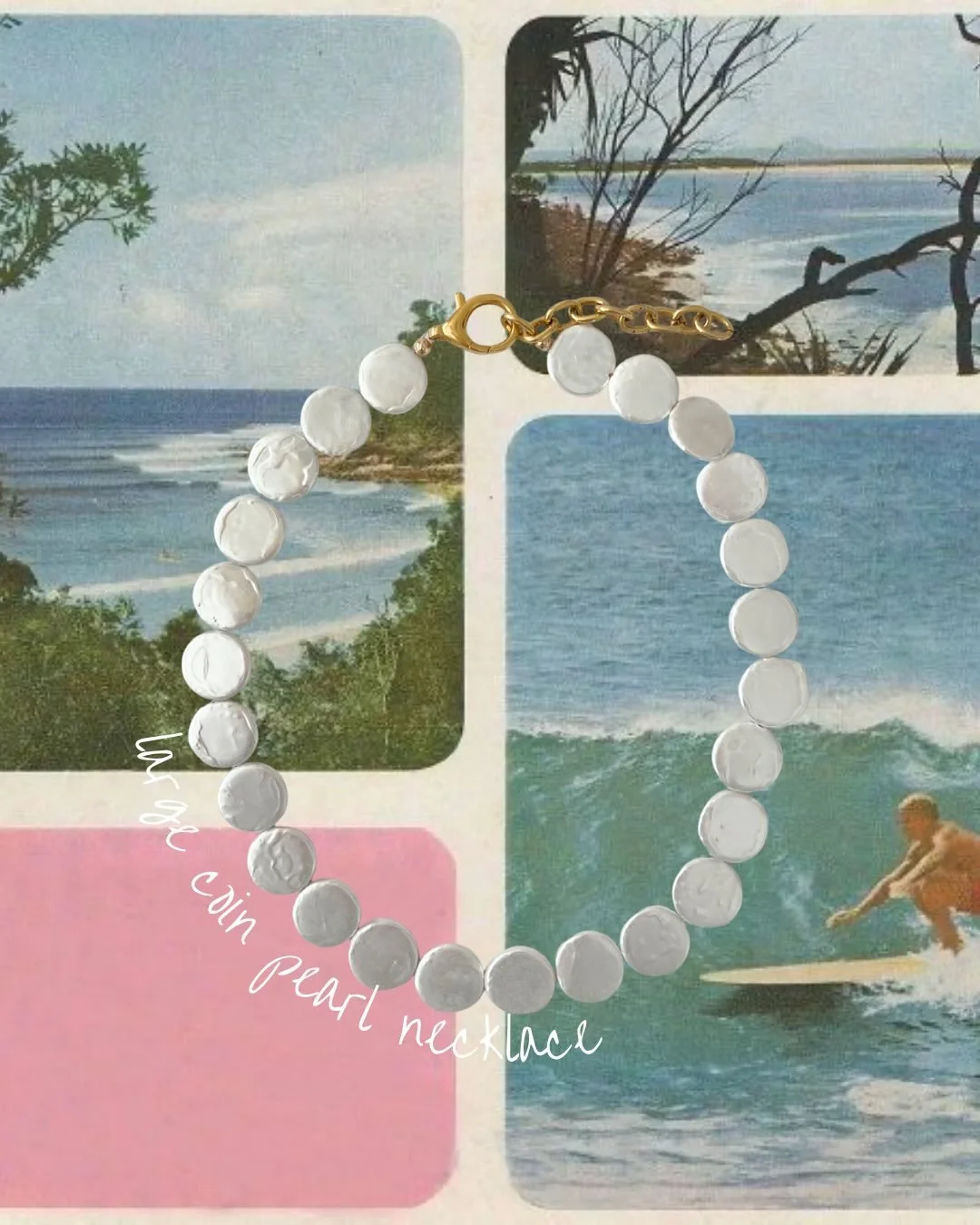 Large Coin Pearl &mdash; A statement on its own or the perfect stacking piece 🌴🥥🍦