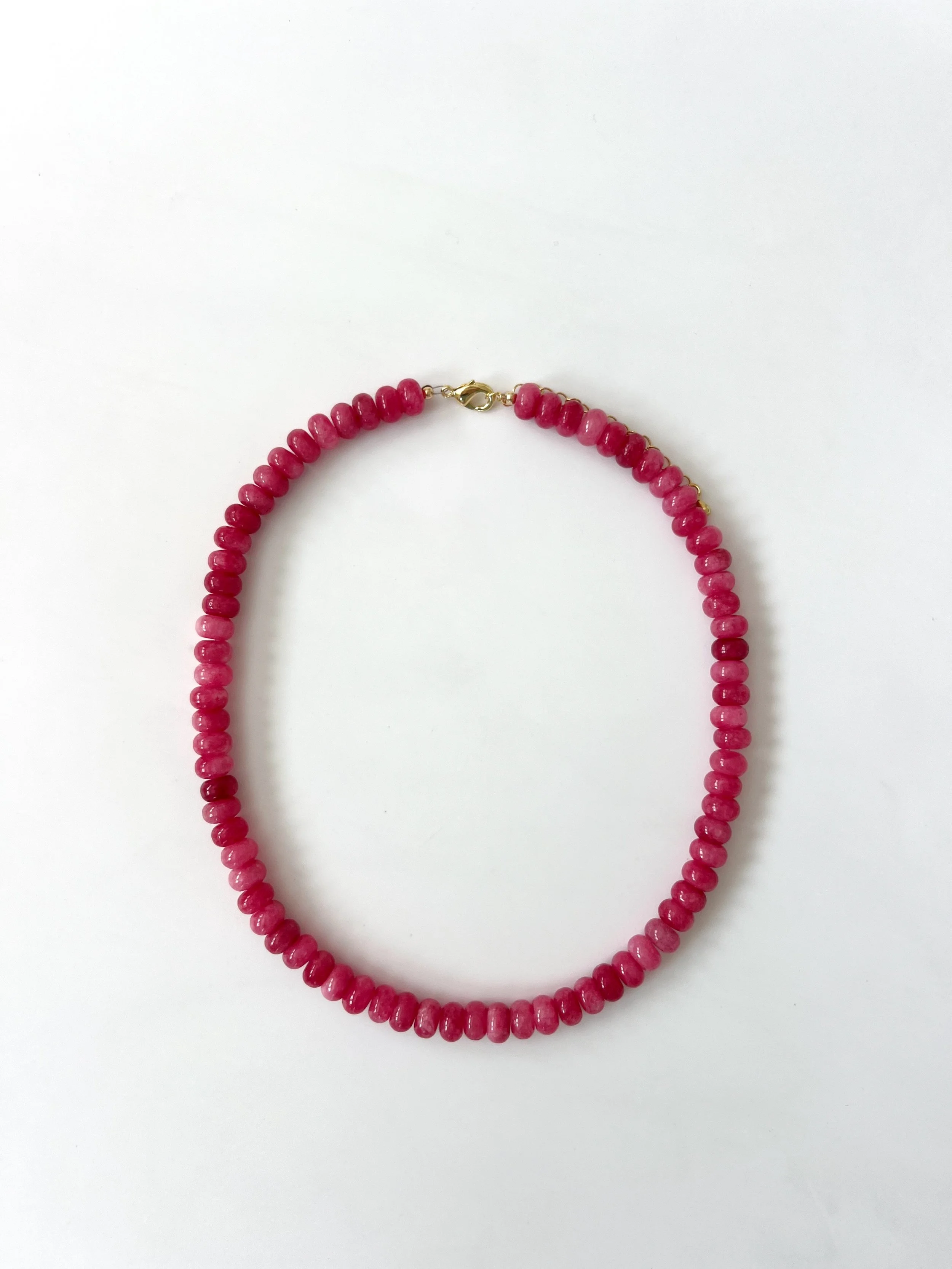 Strawberry Gemstone Necklace