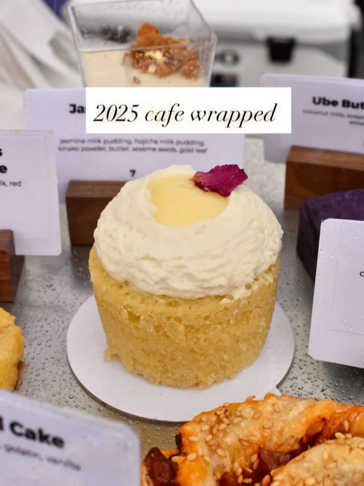 Our 2025 cafe wrapped!

Incredibly grateful for everyone who has supported us since we launched last year! Excited for this year&rsquo;s new drops and creative bakes :)

August- apartment cafe pop up

October- our first @maum.market pop up 

November