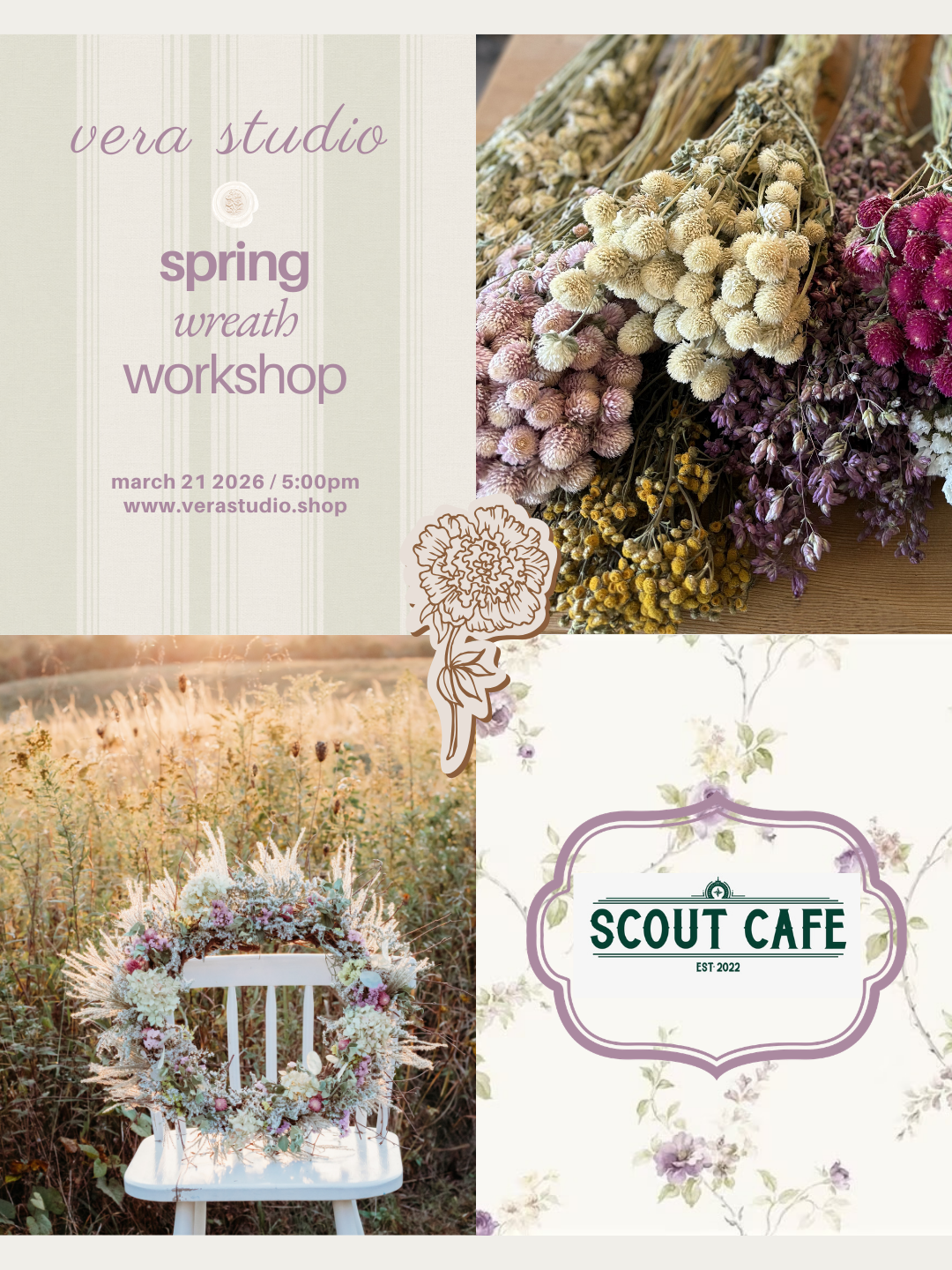 Spring Wreath Workshop - Hosted by Vera Studios