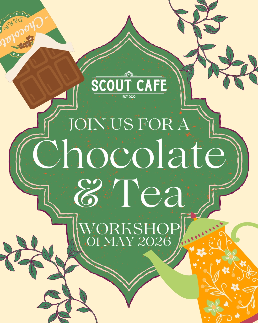 Tea & Chocolate Tasting with 37 Chocolates