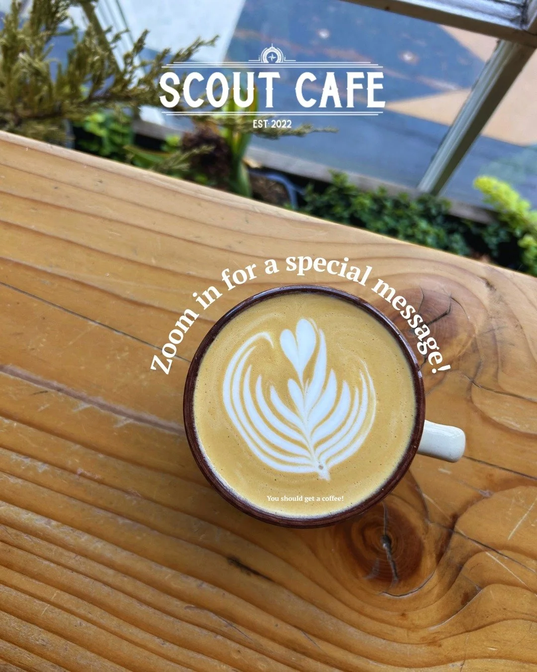 Psst, Scouties! Scout out the secret message. 😉

#ThisIsScoutCafe #ScoutCafe #WilmingtonDE