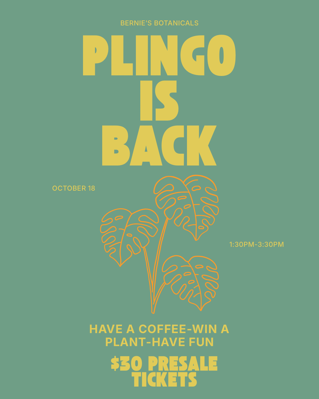 Plant Plingo Is Back! - Hosted by Bernie's Botanicals