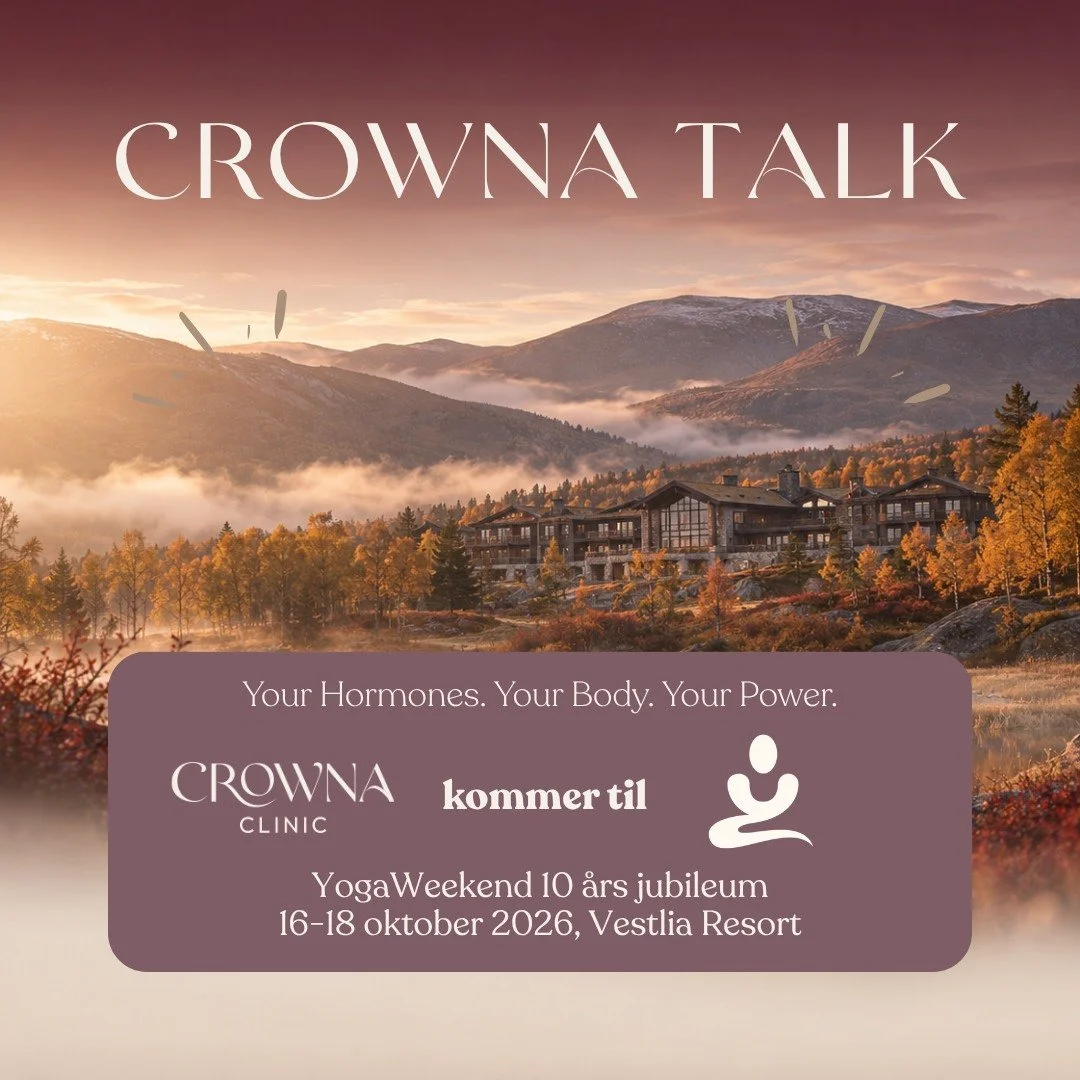 M&oslash;t oss p&aring; @yogaweekend.no p&aring; Geilo 🧘&zwj;♀️⛰️

Denne helgen, 16.&ndash;18. oktober, er vi med p&aring; Yoga Weekend p&aring; @vestliaresort L&oslash;rdag f&oslash;r lunsj inviterer vi til Crowna Talk, en &aelig;rlig dialog mellom
