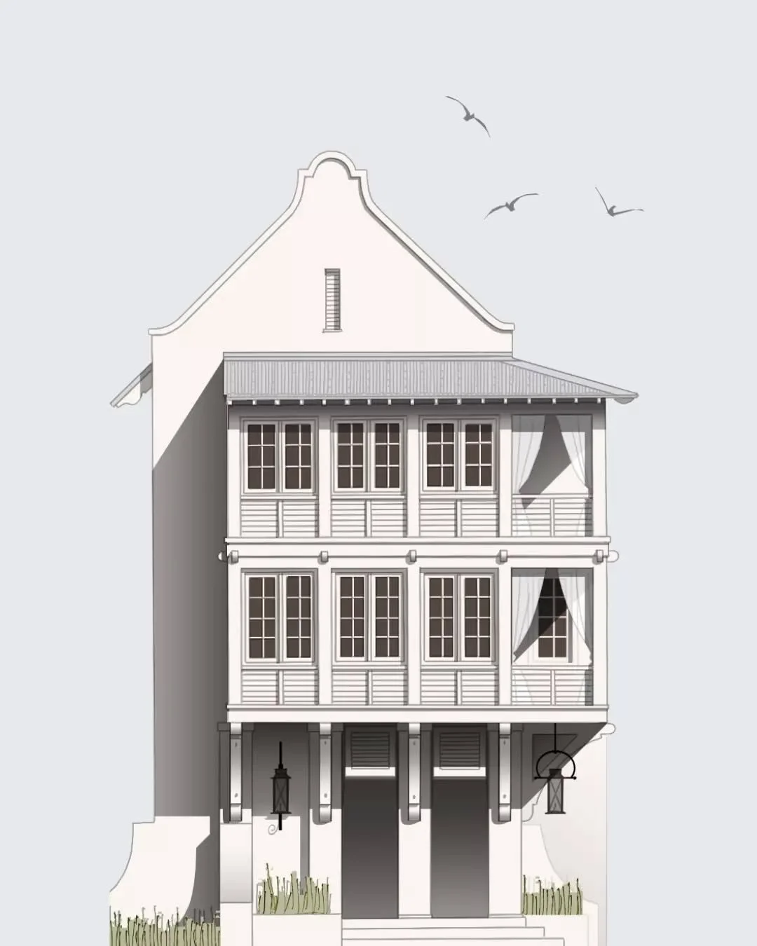 The Sands renderings are so beautiful ✨

You can choose your own colors and finishes. We can&rsquo;t wait to continue watching the neighborhood come to life!