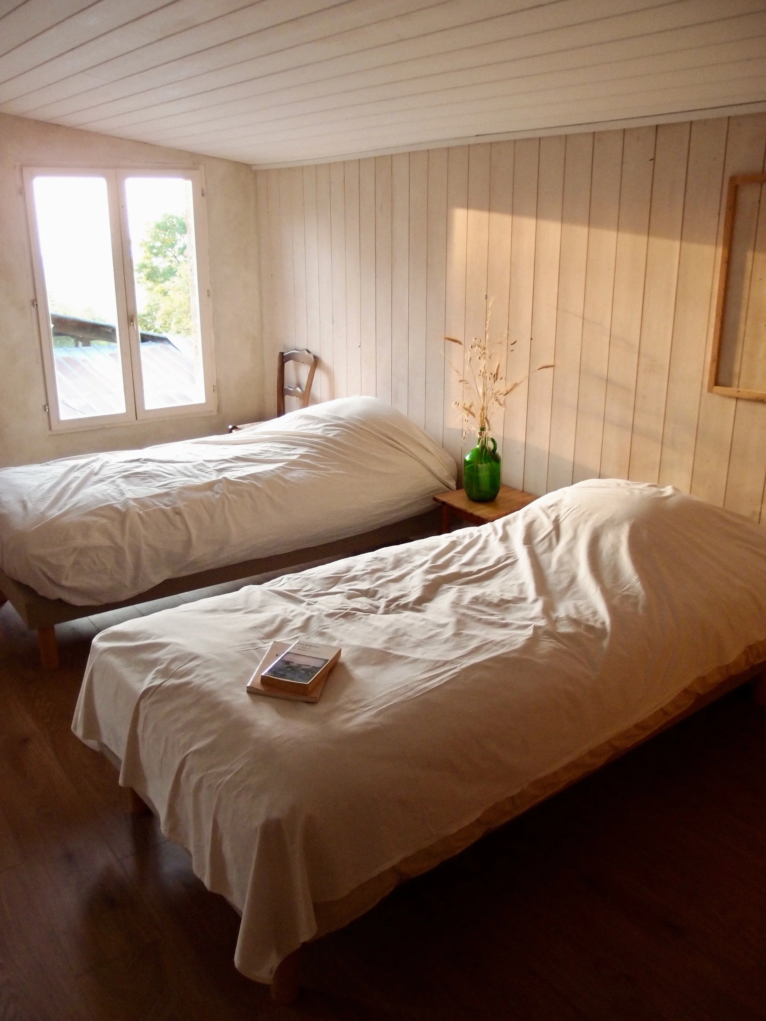 Location de gîte écologique en Occitanie avec extérieurs propices aux retraites et stages. Trois étangs, eau de source, forêt accessible et terrasses en pleine nature. Hébergement de groupe 15 personnes dans l’Aude, idéal pour yoga et développement p