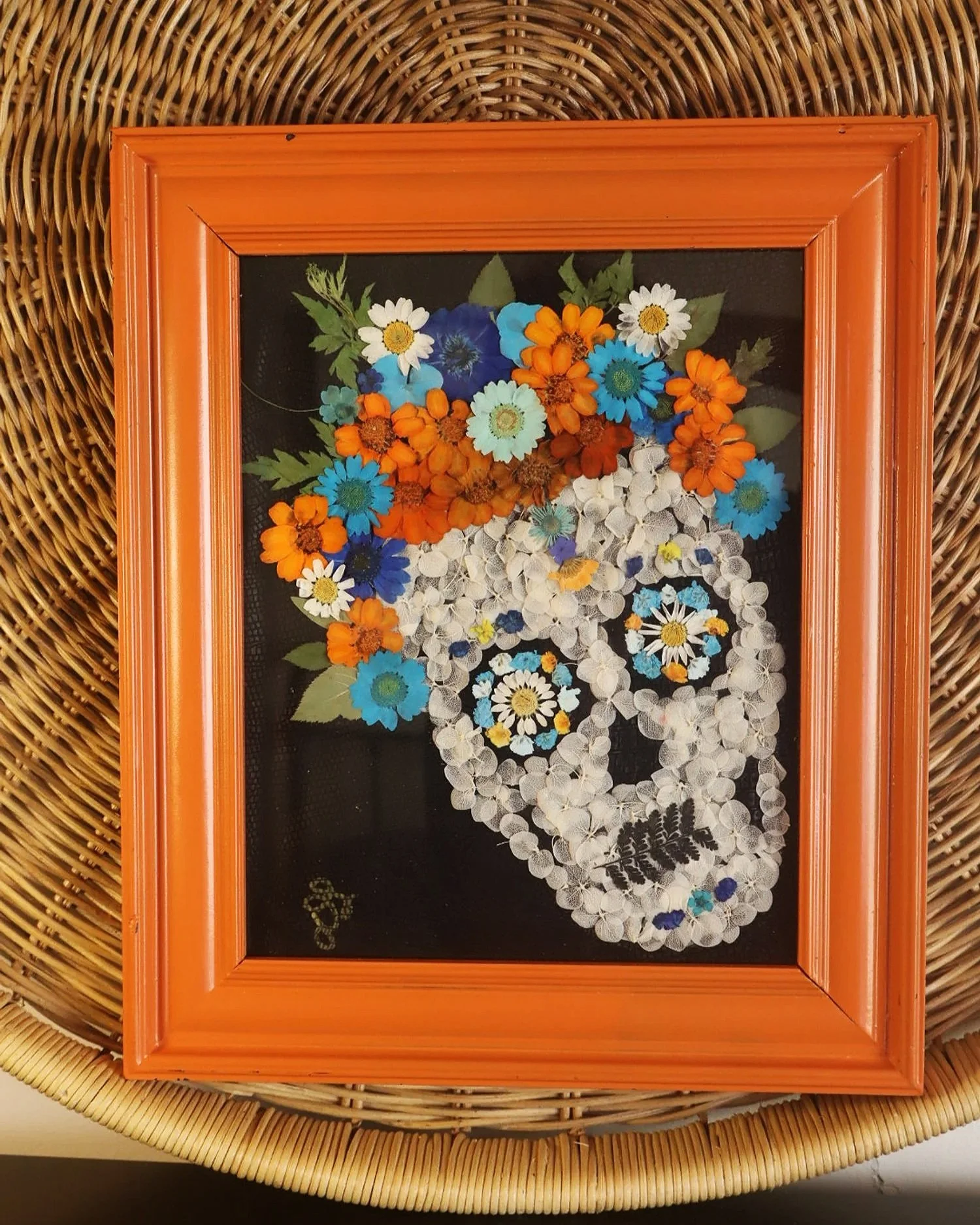 Seraphina  - Día de los Muertos (Day of the Dead) | Colorful Skull Wall Decor