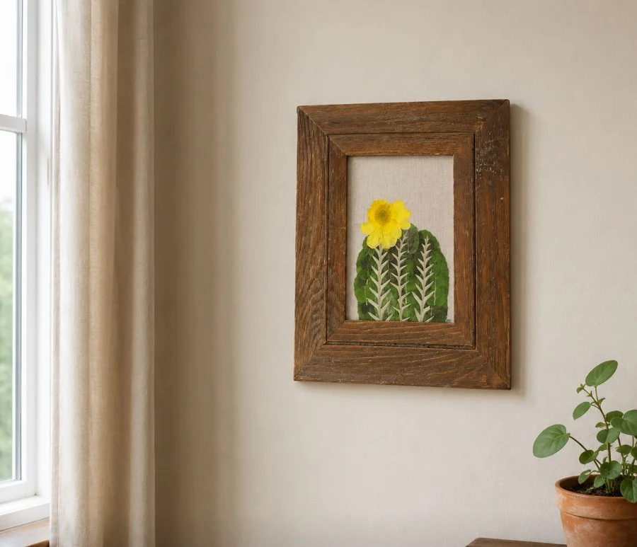 Framed wall art. Original Art. Pressed Flowers. Custom orders. Commissioned art.