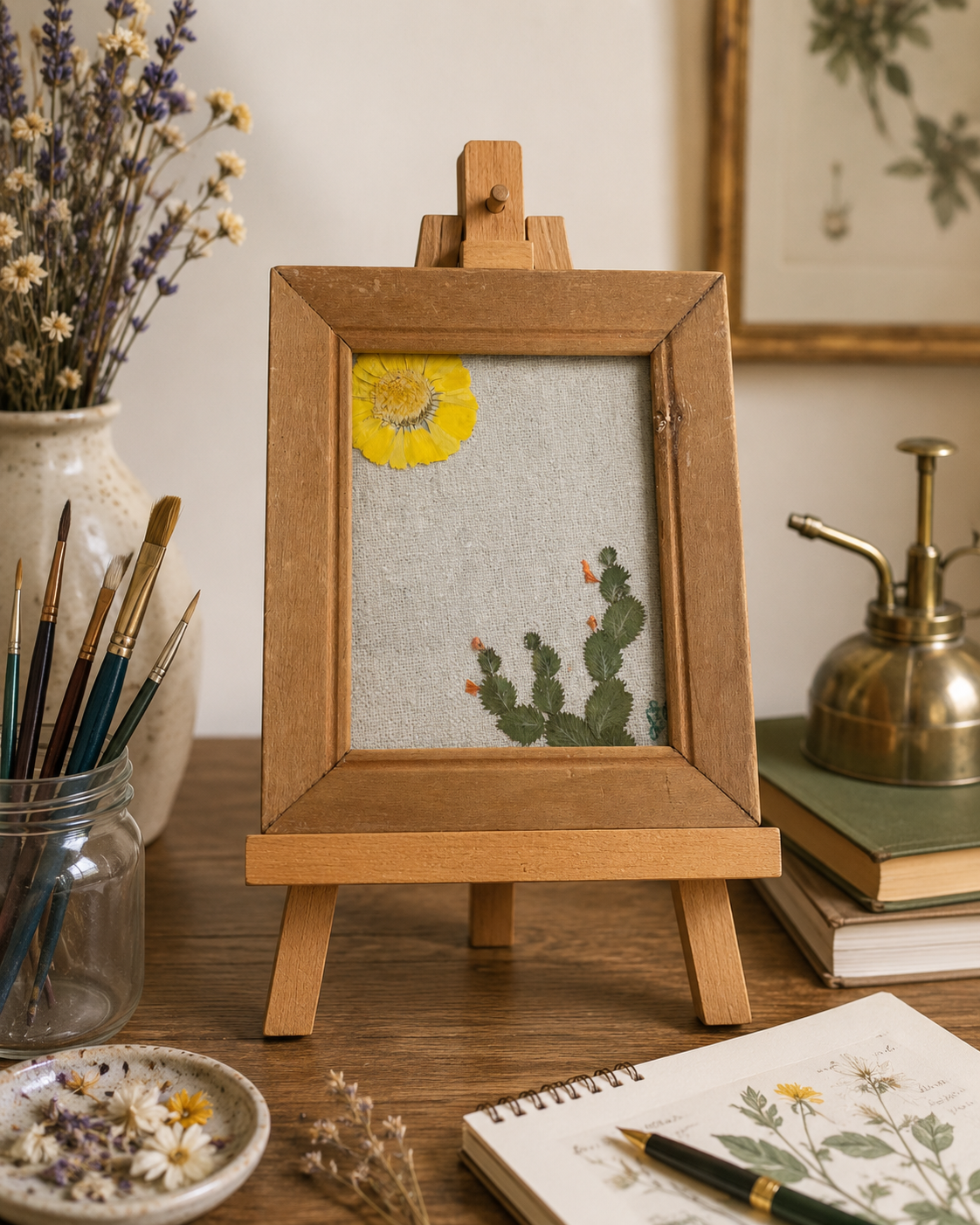 Arizona Trip | Southwestern Botanical Composition | Pressed Botanical Wall Art