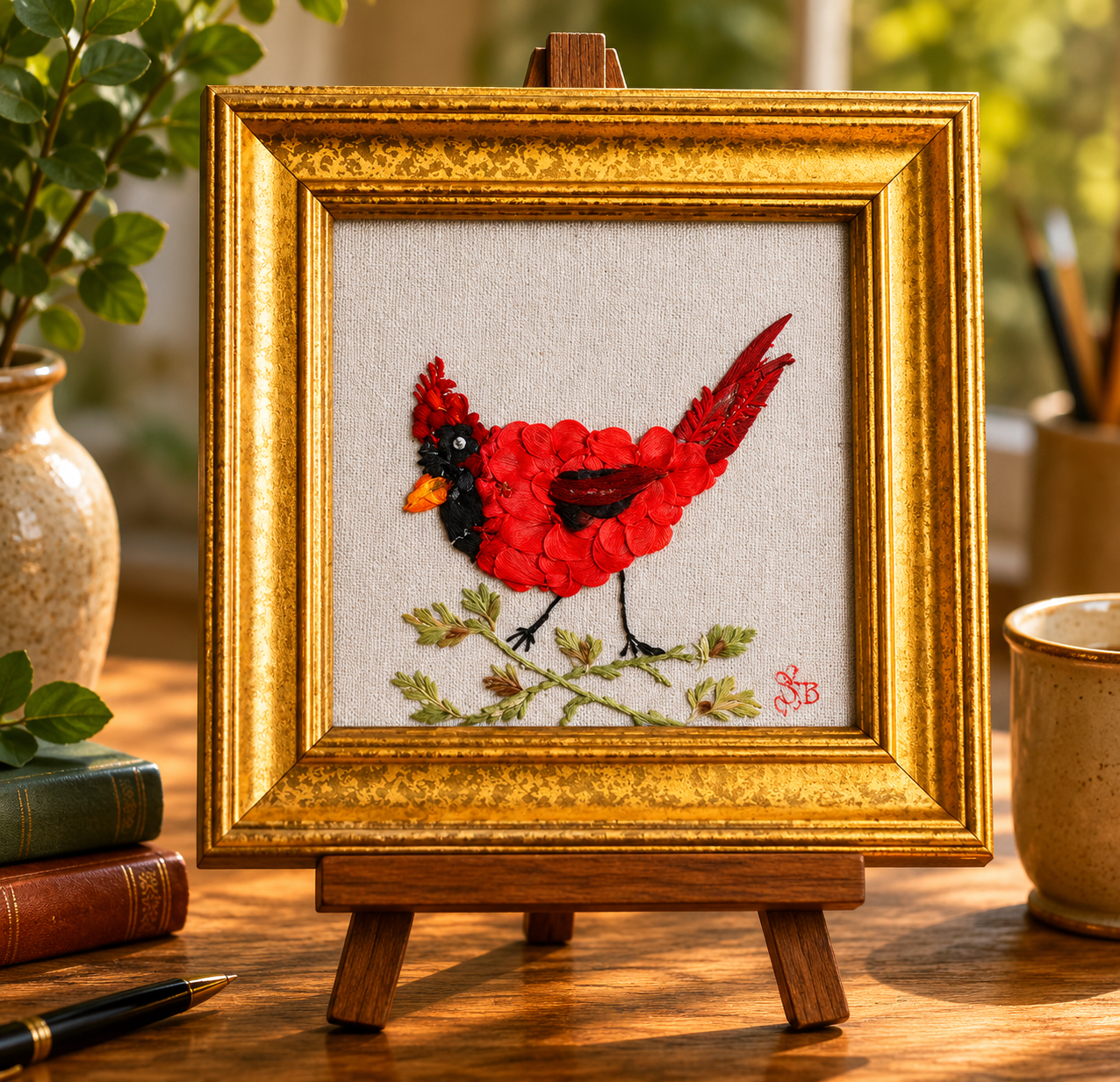 Harry — Original Pressed Botanical Artwork | Botanical Wall Art