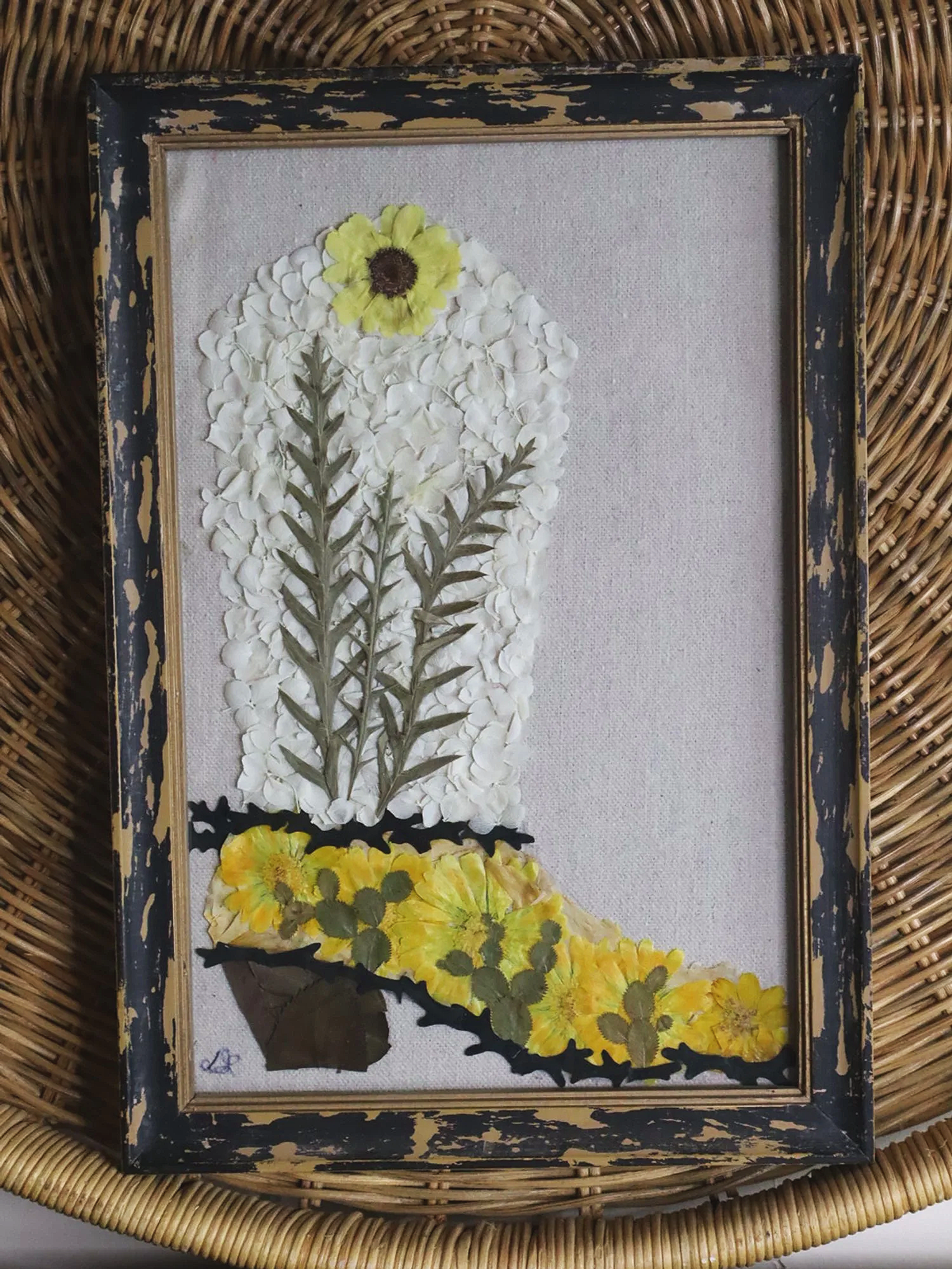 Cordelia | nature inspired southwestern decor | Southwestern cowgirl boot wall art