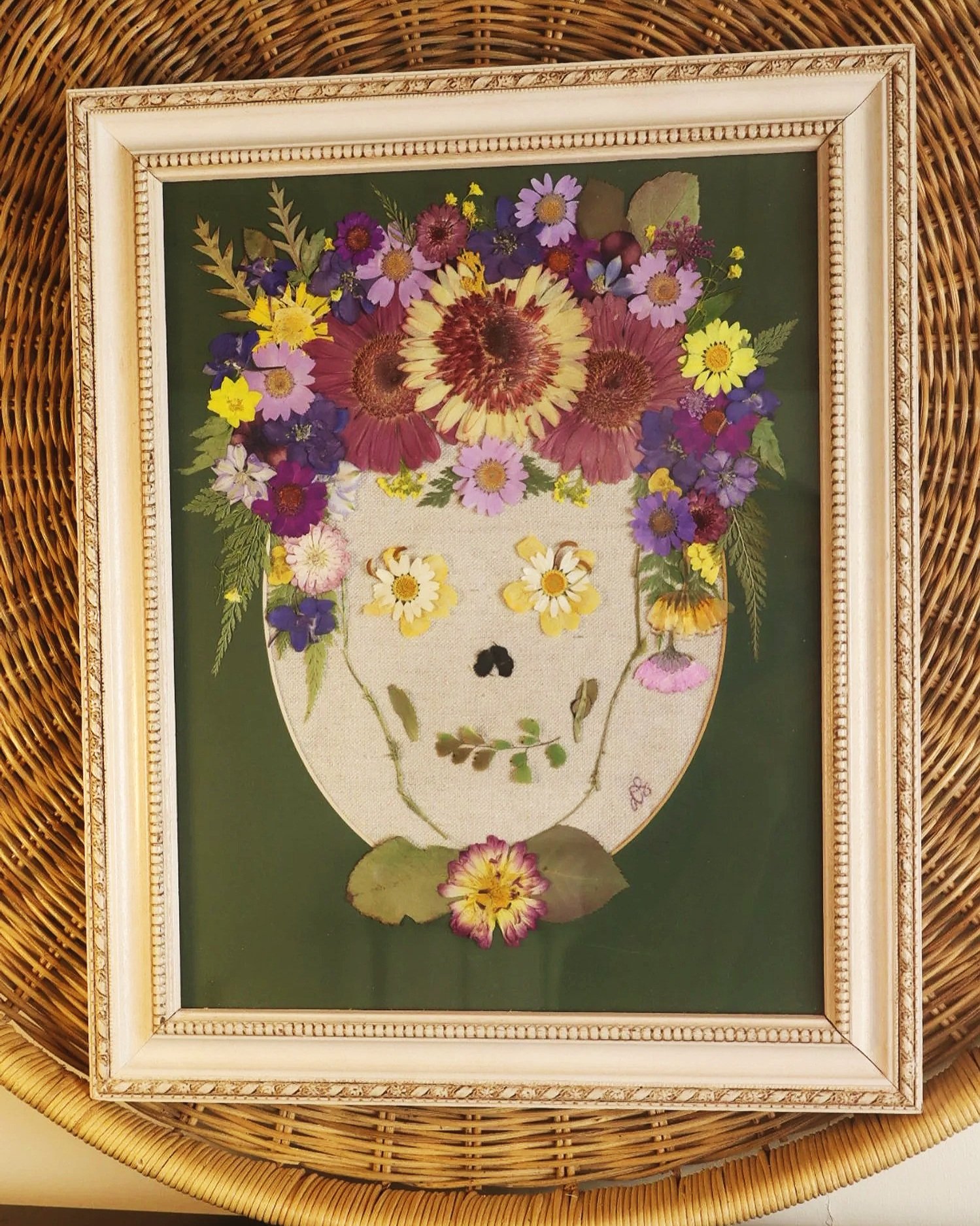 Beatrice- D Día de los Muertos (Day of the Dead) | Colorful Skull Wall Decor