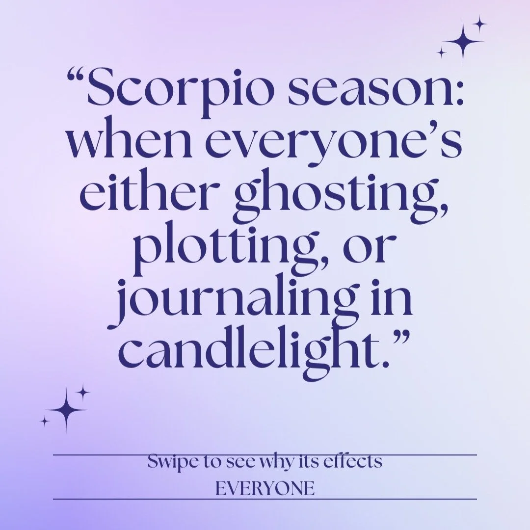 &ldquo;Scorpio season affects everyone. Some of you just hide it better.&rdquo;

Swipe to see why it effects us all!

theeighthkey.ca

#planets #astrology #scorpio #scorpioseason #emotional #pluto #zodiacsign