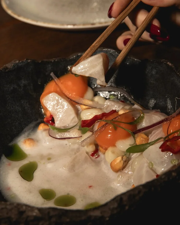 Ceviche clásico nikkei en SU¥U, Madrid