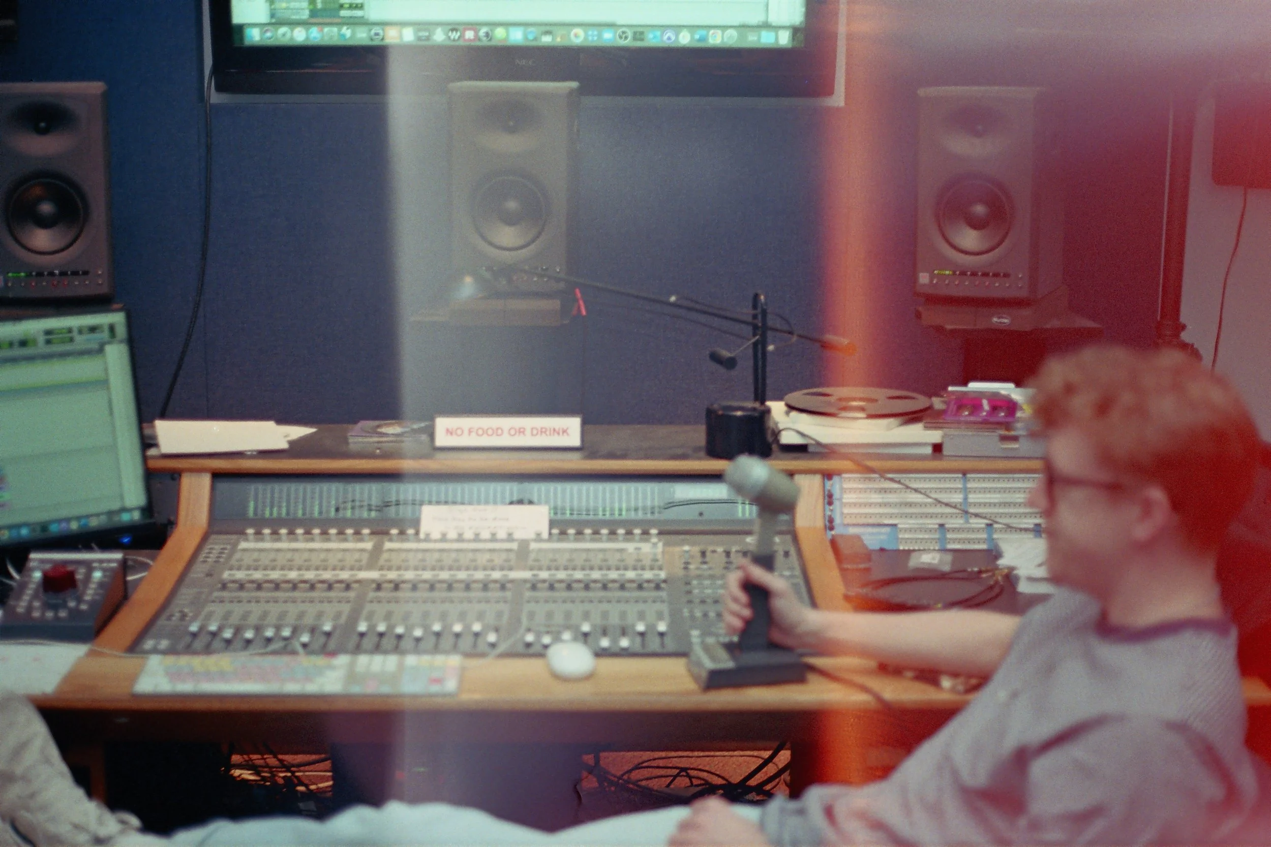 Me in the stu recording Fly Away.