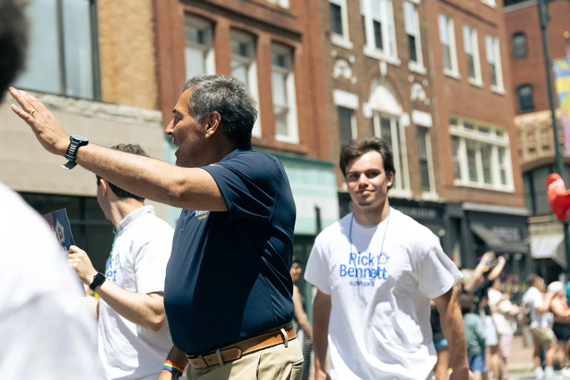 March with Rick at the Moxie Parade