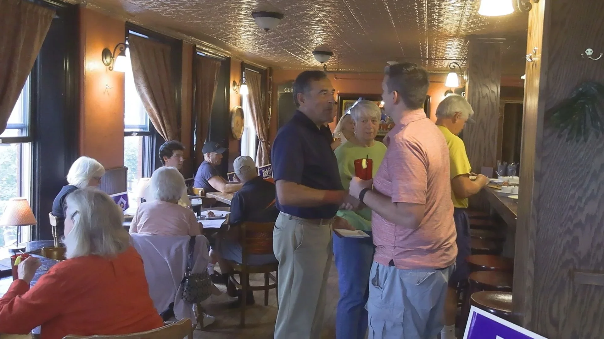 Rick Bennett holds campaign trail town hall at Paddy Murphy's