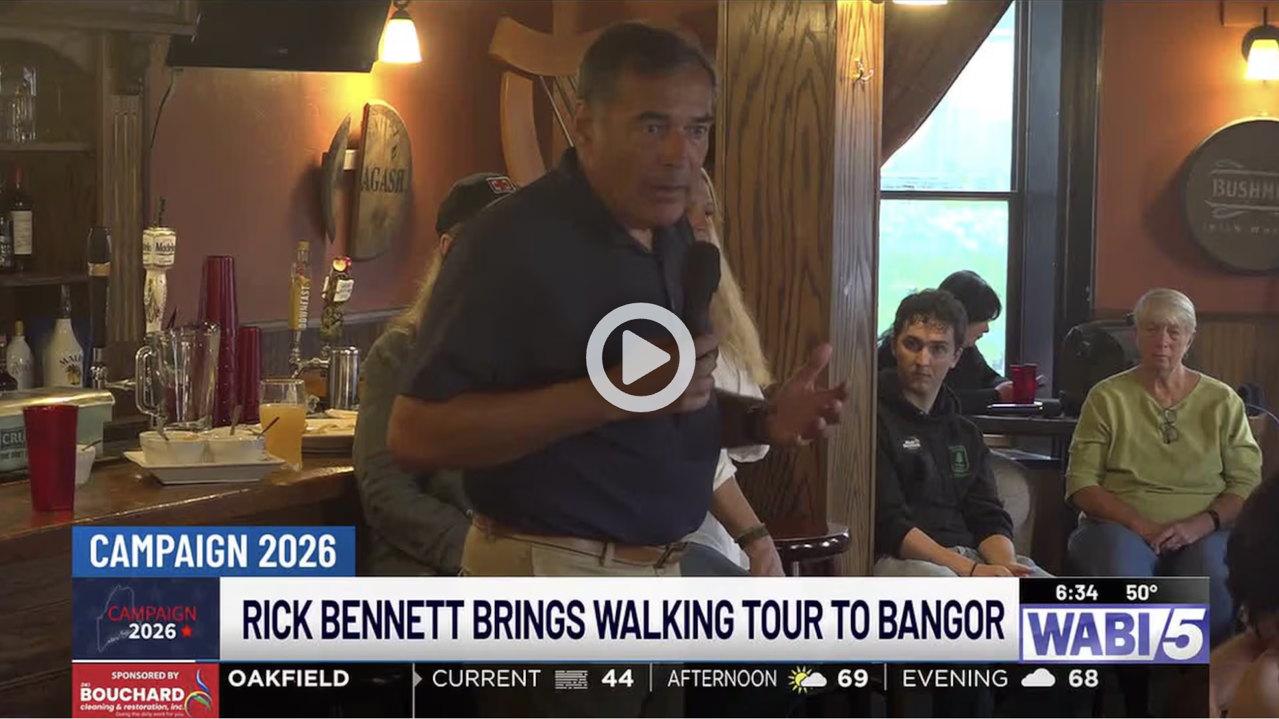 Rick Bennett brings gubernatorial campaign tour to Bangor
