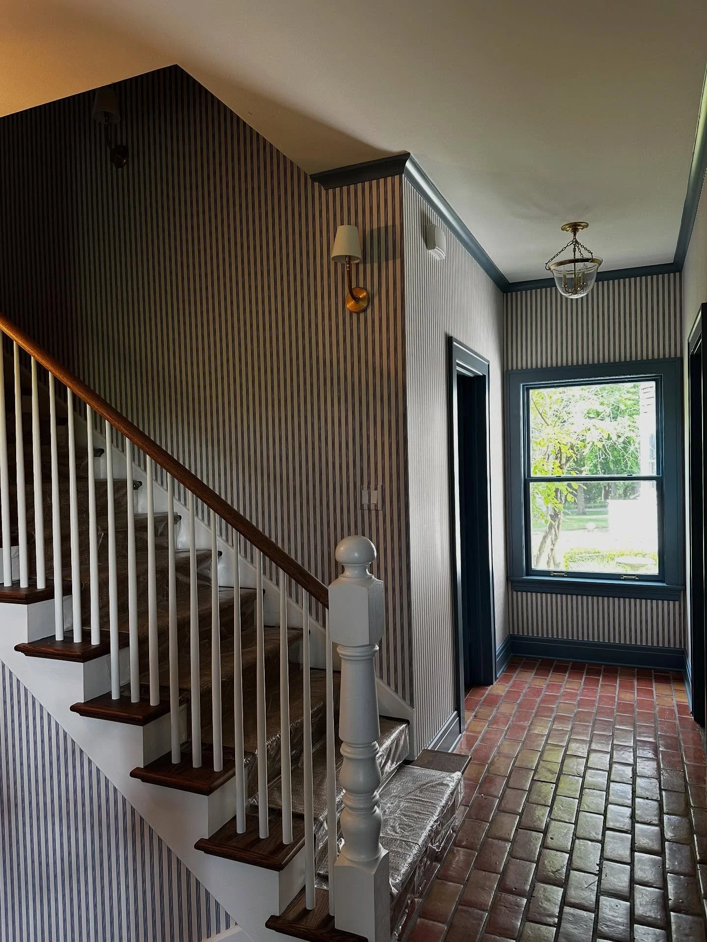 Progress Snapshot: Striped up the back.