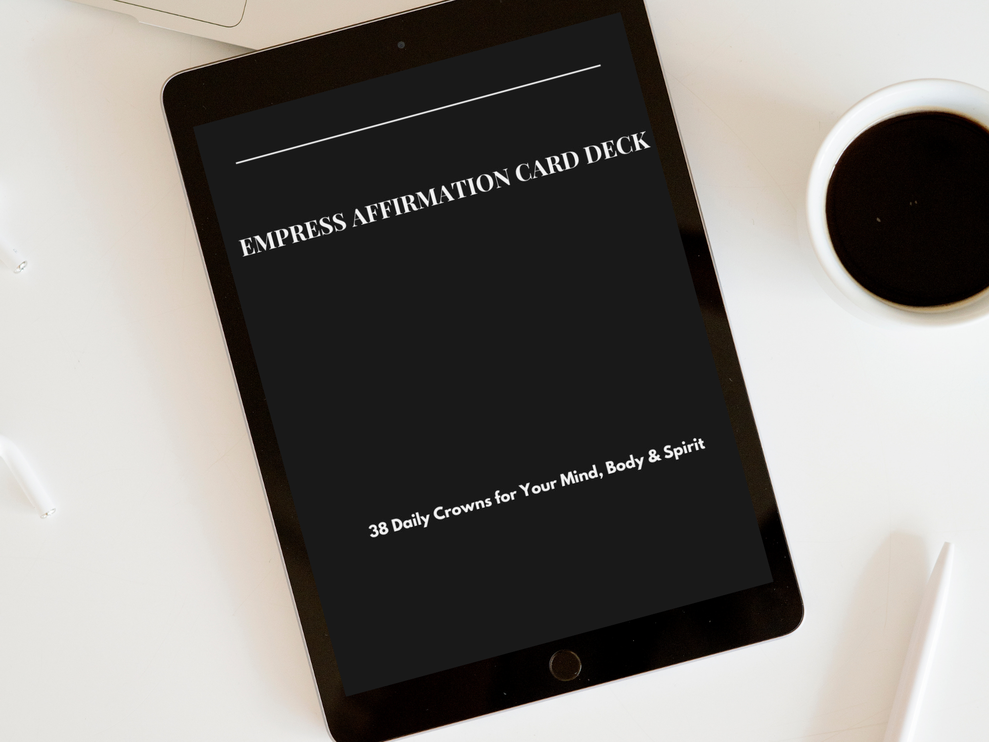 Empress Affirmation Card Deck – 38 Daily Crowns