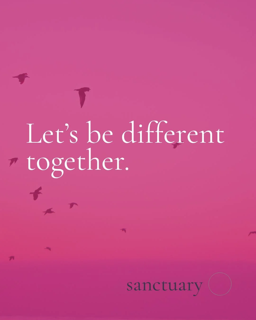 If God made you to be you, then perhaps part of our spiritual work is becoming more fully ourselves.

Part of becoming the unique human God created you to be is becoming okay with being different.

We might feel like we need to become more like the p
