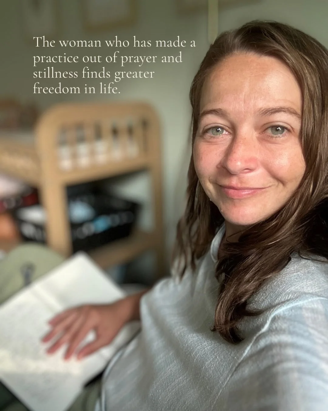 There are so many voices telling us who to be, what to want, what success looks like, and what should make us feel worthy.

Prayer and stillness create space to step outside of that noise.

Not to escape the world, but to listen more deeply.

To noti
