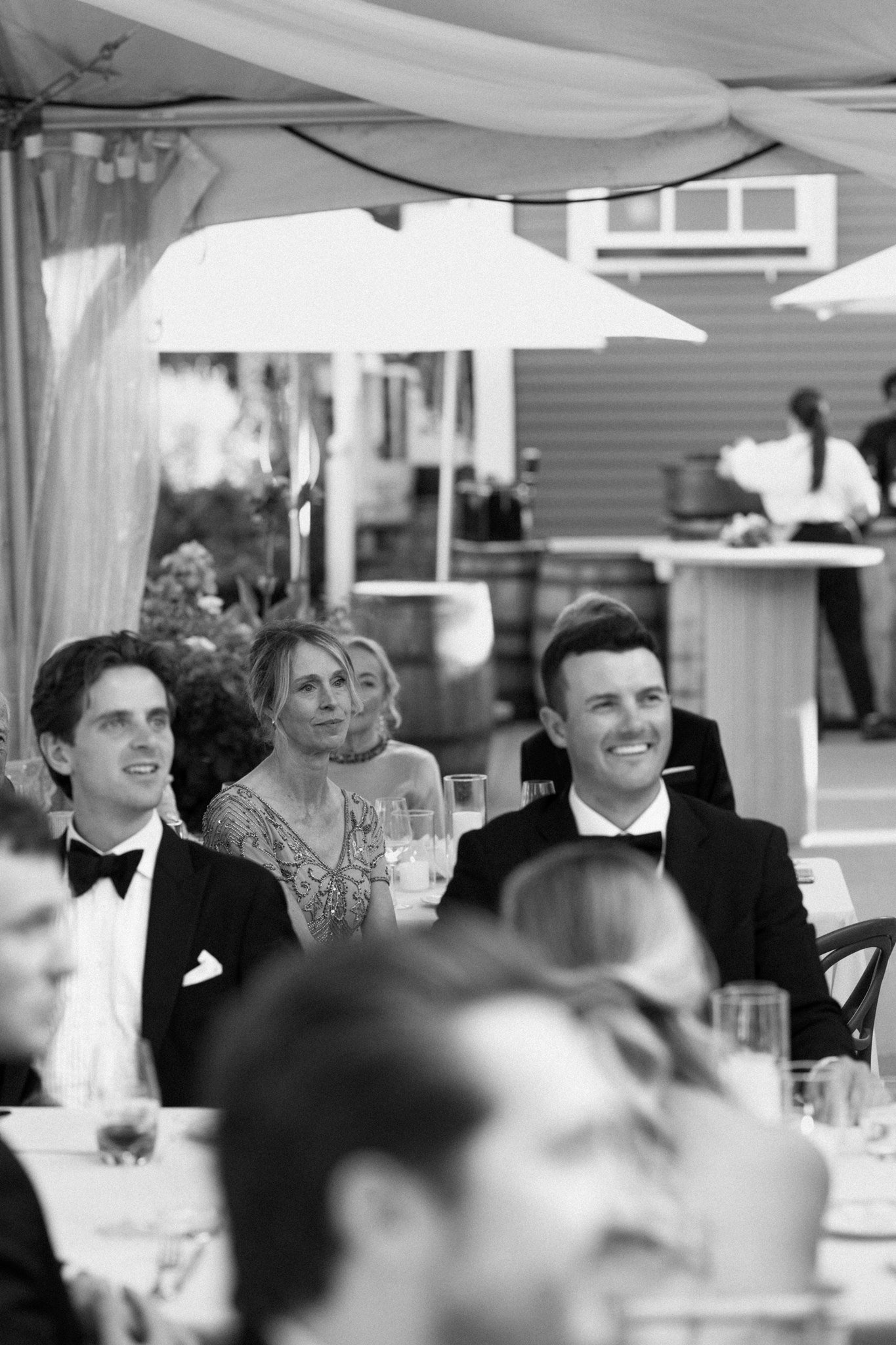 Guests celebrating at a Calgary corporate holiday party with professional event photography coverage.