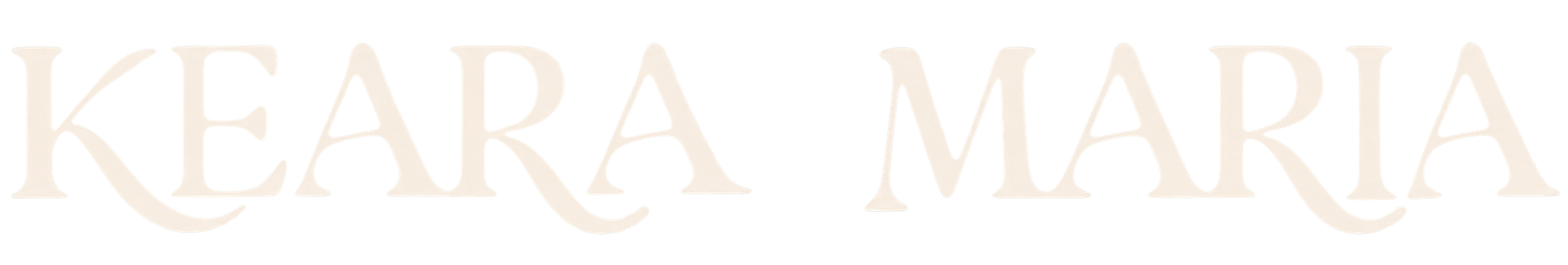 Text reading 'Keara Maria' in a decorative serif font.