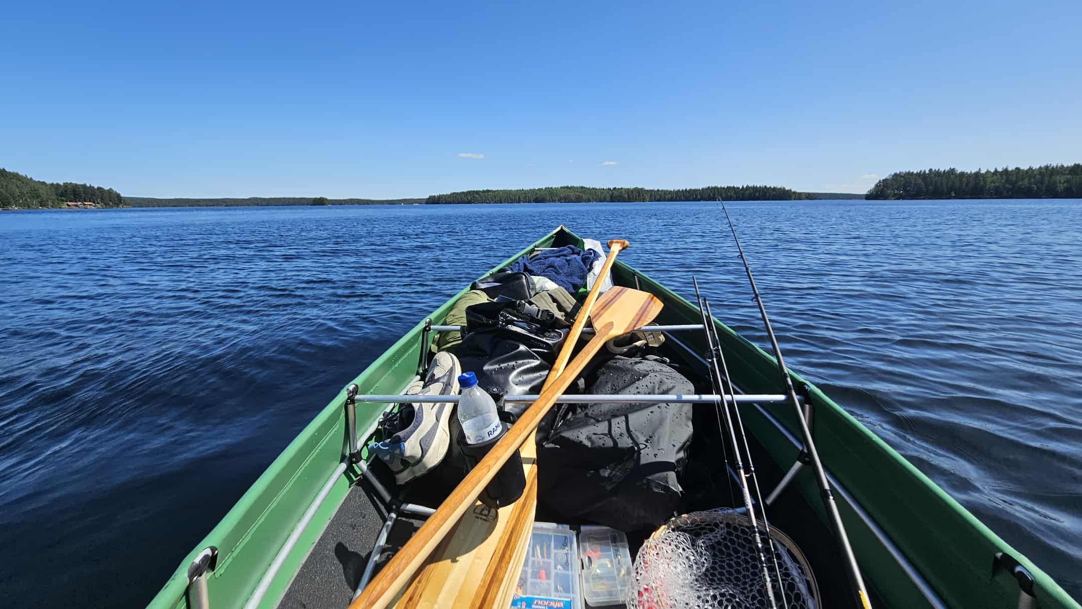 3 hour canoeing in Norwegian Nature