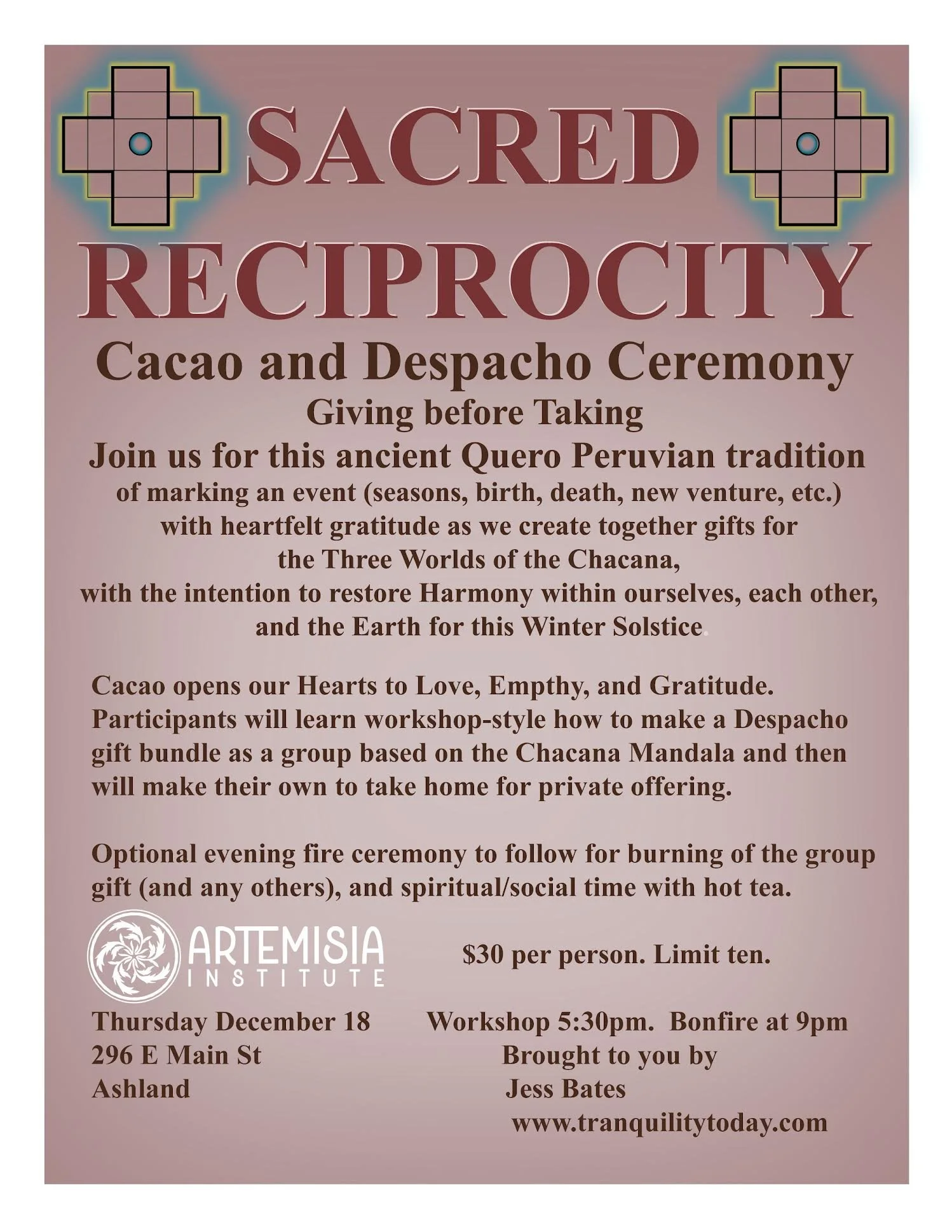 Cacao and Despacho Ceremony