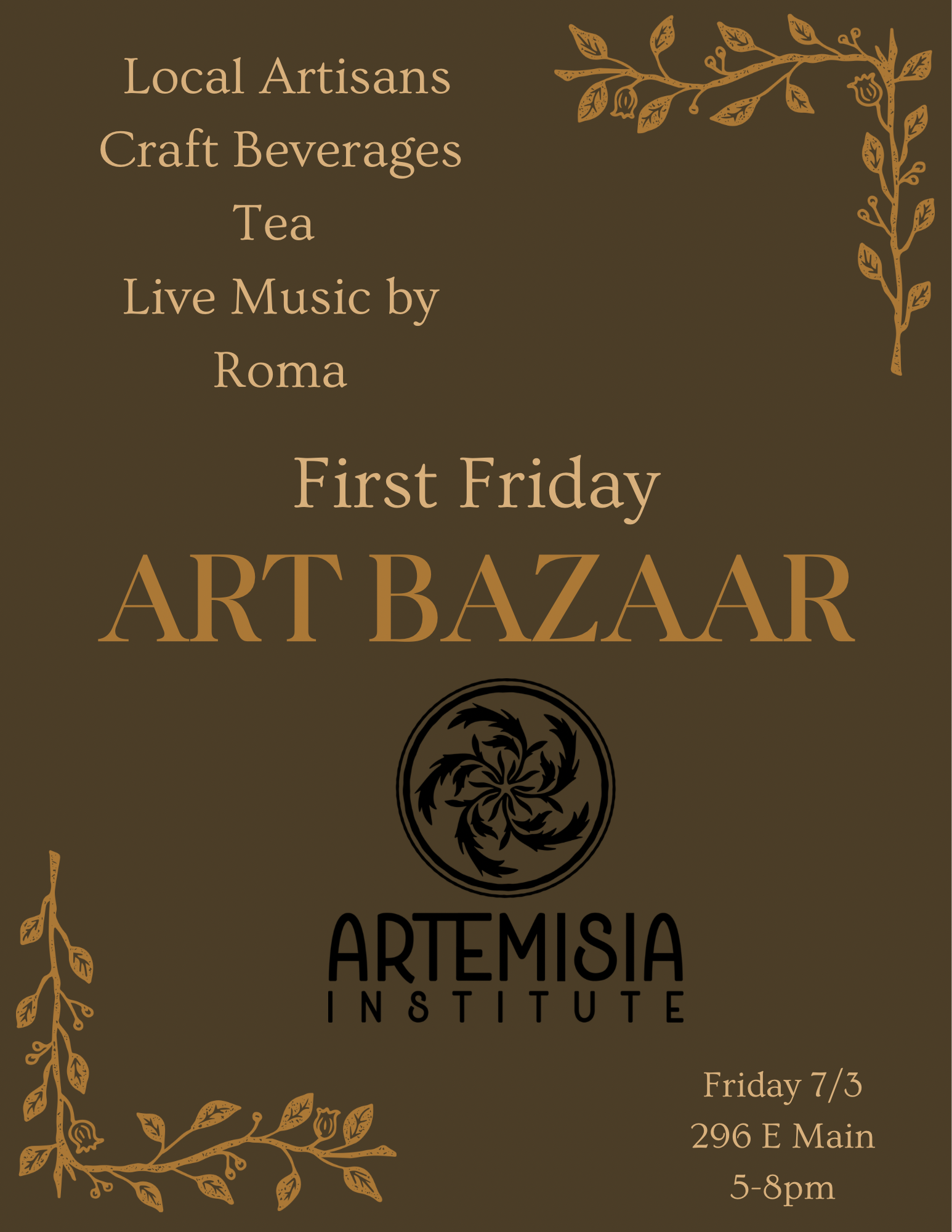 Art Bazaar: Music and Vendors for First Friday