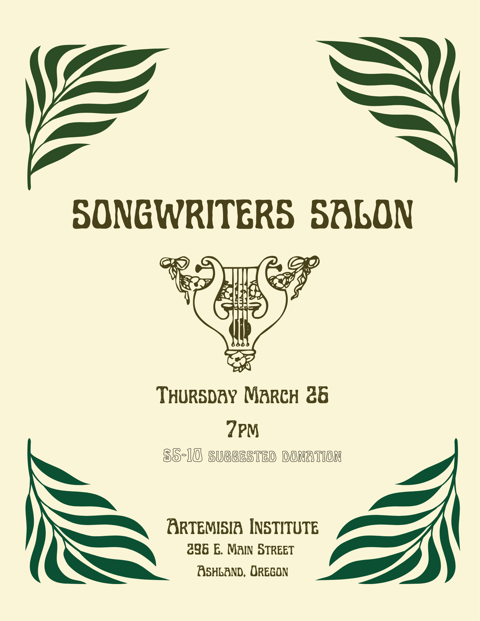 Songwriters Salon with Kathryn Kavanagh