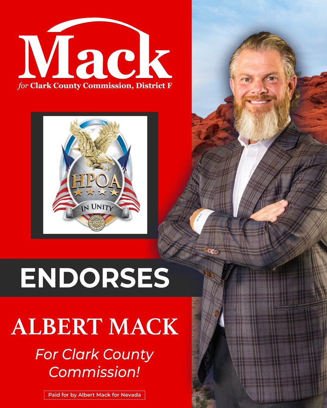 I&rsquo;m honored to receive the endorsement of the Henderson Police Officers Association.

The men and women of the Henderson Police Department put service, integrity, and public safety first every single day. Their commitment to protecting our neig
