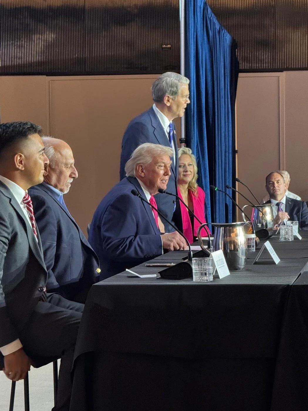 Honored to attend @realdonaldtrump roundtable on &ldquo;No Tax on Tips.&rdquo;

This is a policy that directly impacts so many hardworking Nevadans, and it was great to be part of the conversation.
Appreciate the opportunity to be in the room with st