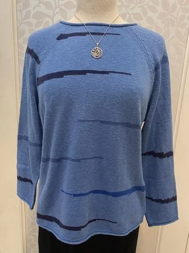 Autumn Cotton Raglan Pullover from Habitat in harbor.