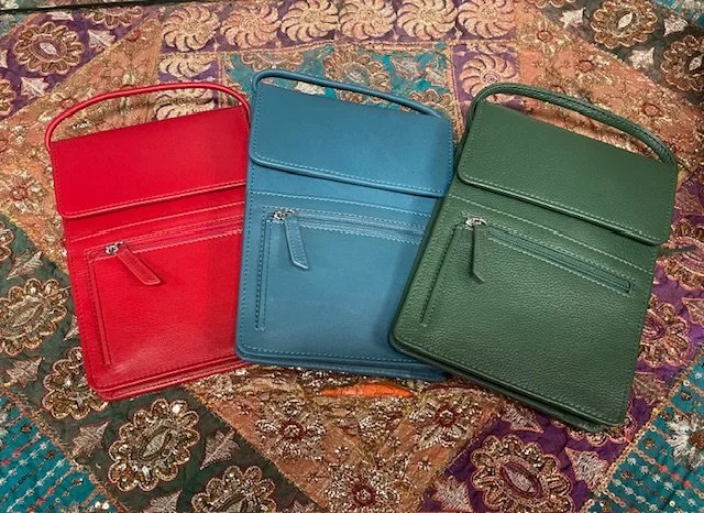 The Organizer on a String, also from ILI, comes in the three colors shown.