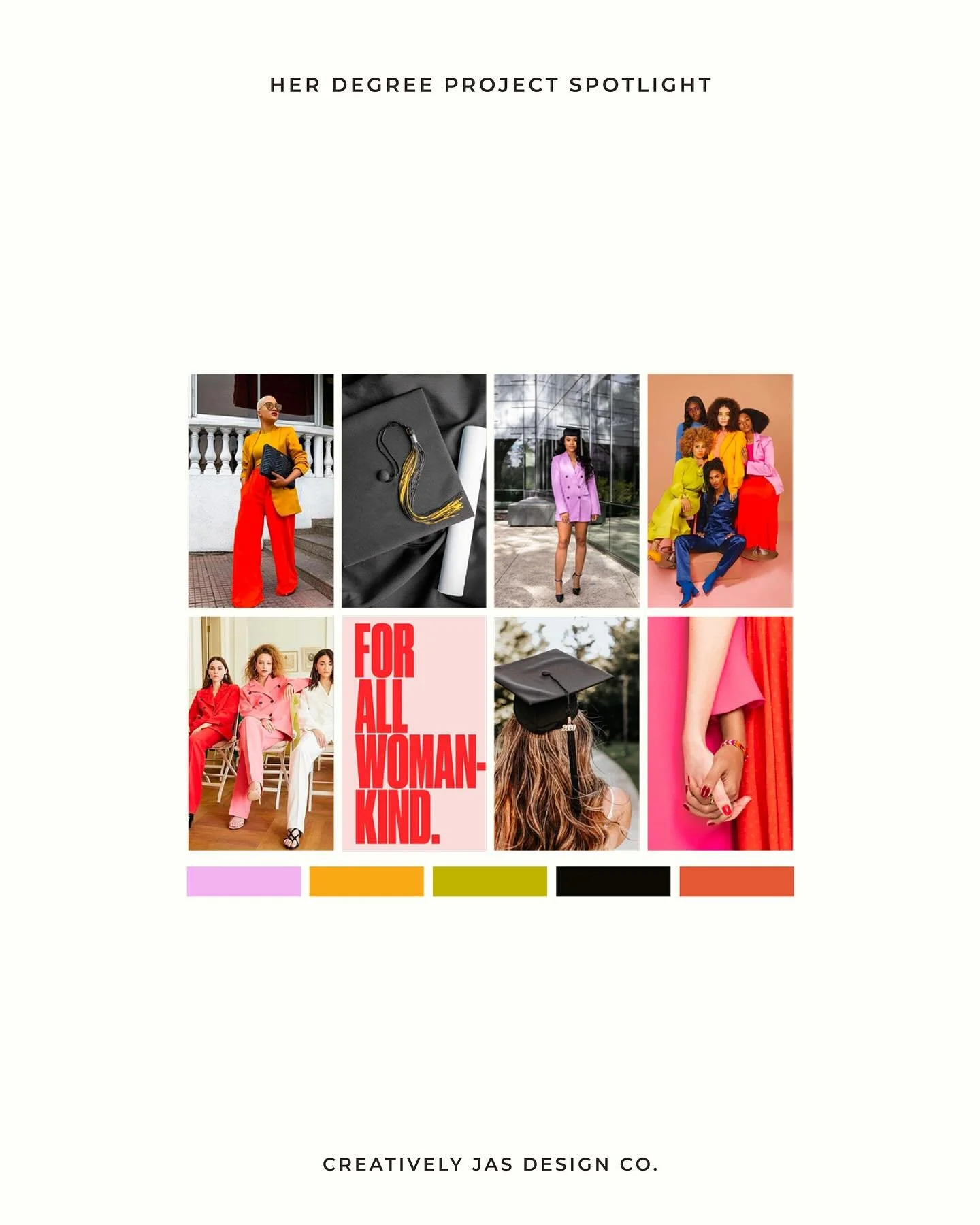 ✨👩🏾&zwj;🎓Project Spotlight
One of those projects that still makes me smile, Her Degree&rsquo;s &ldquo;My Degree Keeps Me Warm at Night&rdquo; campaign was fun, bold, and full of intention.

We built out the full brand identity, plus custom merch a