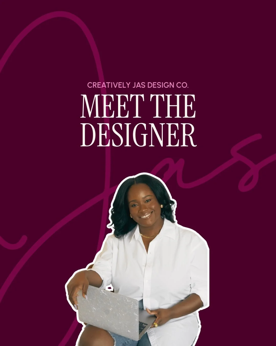 Hi, I&rsquo;m Jasmine, the designer behind Creatively Jas.

I&rsquo;m a multidisciplinary brand and web designer with a UX background, and I&rsquo;ve been doing this work since 2014. What started as creating flyers and branded materials while wearing