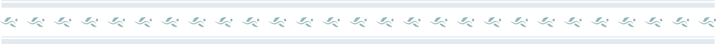 Pattern of stylized whales in white and light blue on a black background with a white stripe at the top and bottom.