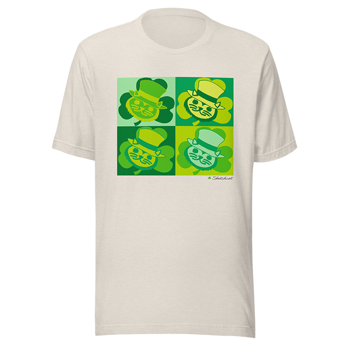 Pop art lucky cat shirt