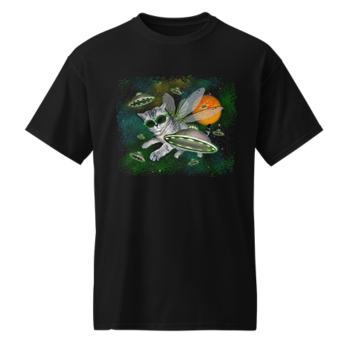 space dragonfly cat ufo