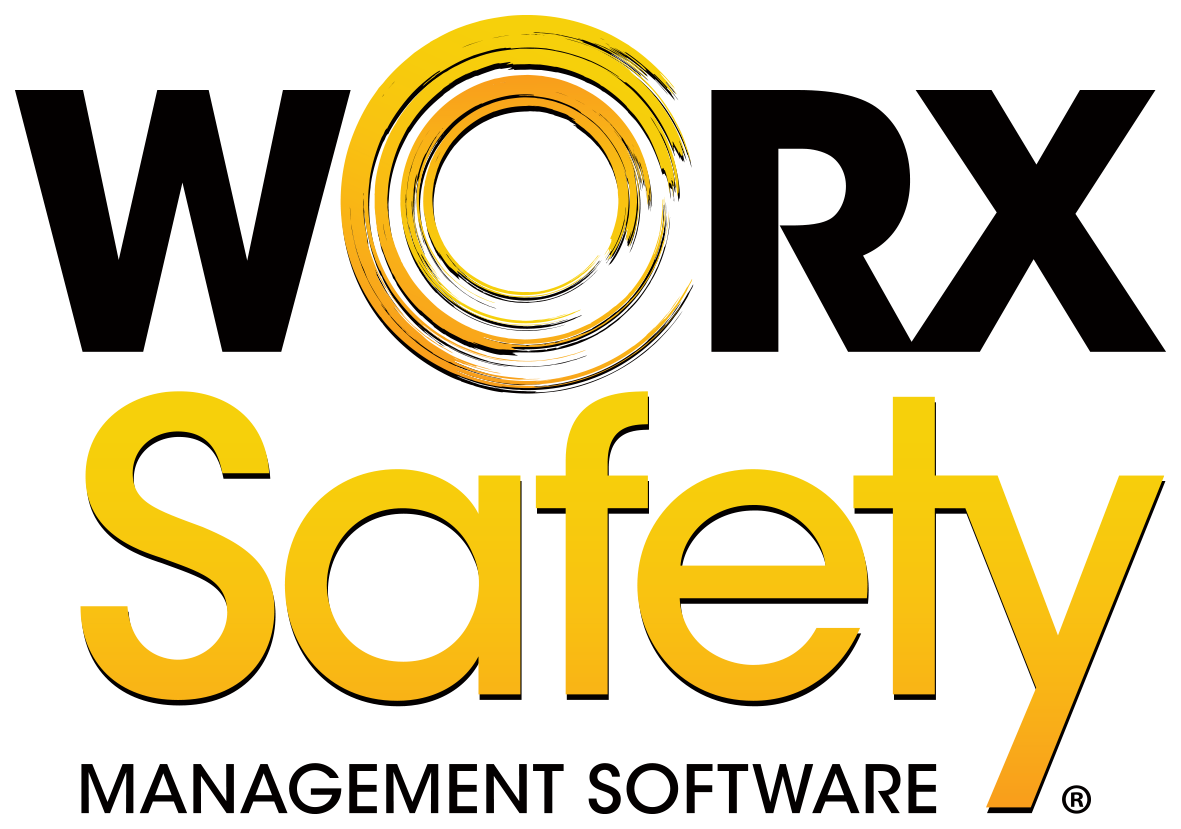 Logo for WorkSafe Safety Management Software, featuring a circular design with yellow and black colors.