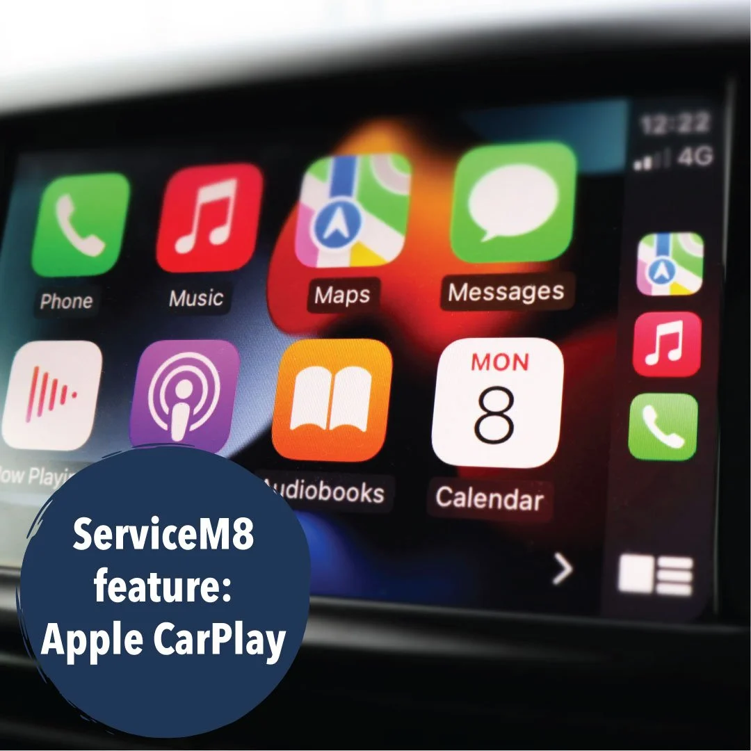 ServiceM8 Feature: Apple Car Play